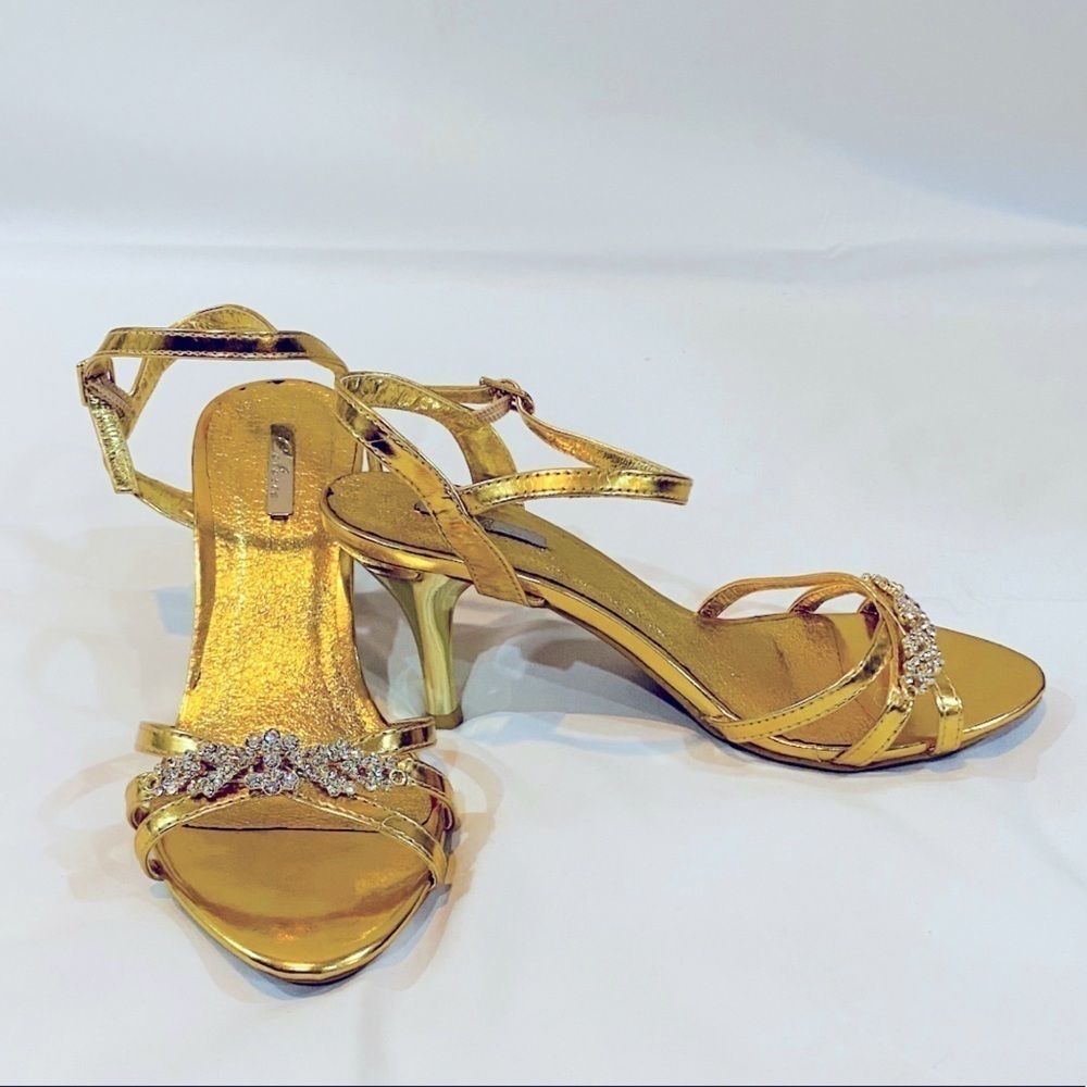Celeste rhinestone stilettos prom wedding
